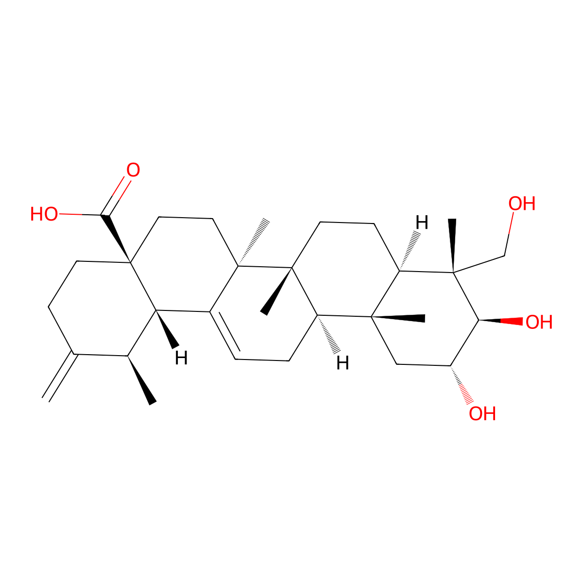 Actinidic Acid molecular structure, CAS 341971-45-7