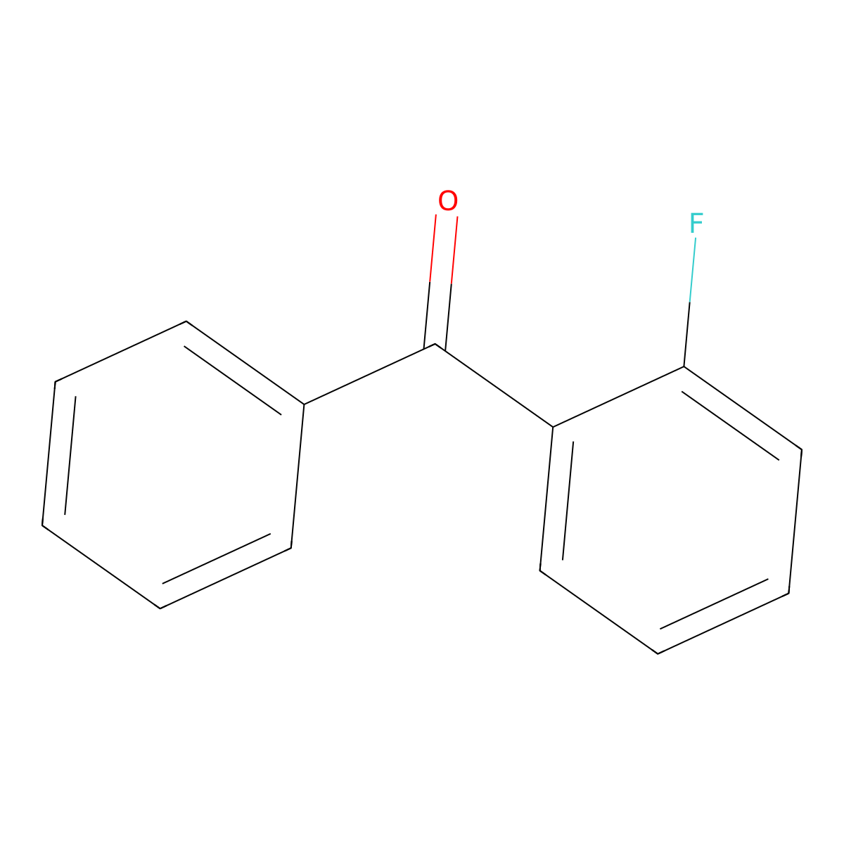 2-Fluorobenzophenone molecular structure, CAS 342-24-5