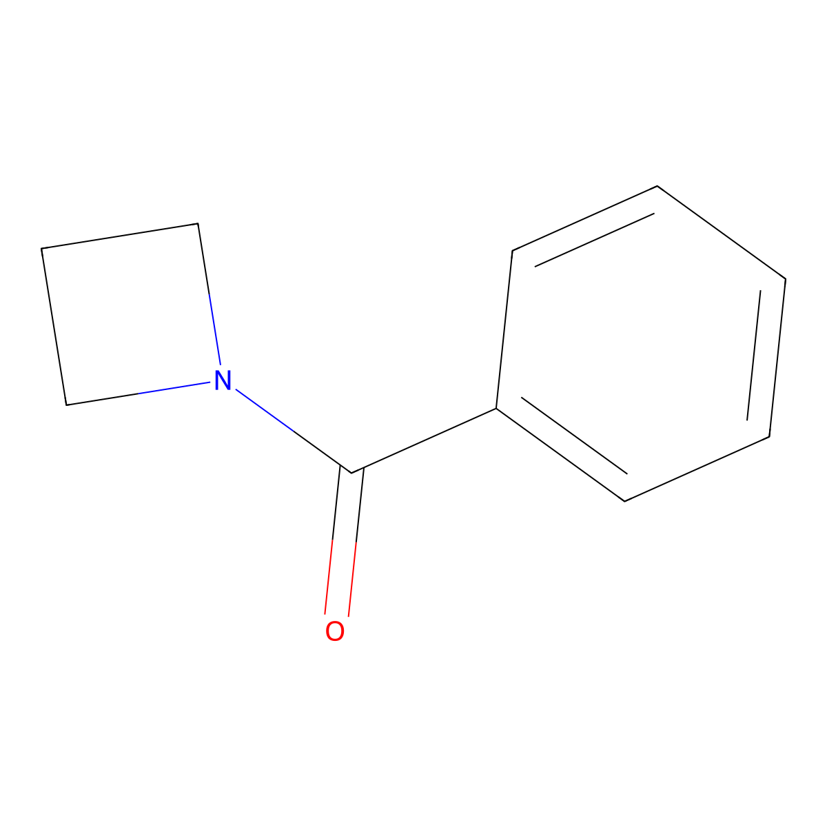 Azetidine, 1-benzoyl- molecular structure, CAS 3420-62-0