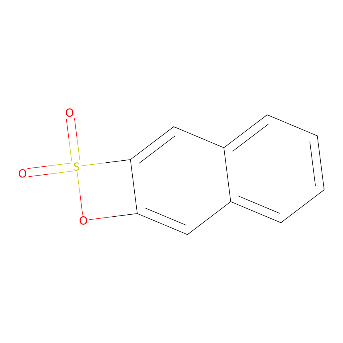 Naphtho[2,3-c][1,2]oxathiete 2,2-dioxide molecular structure, CAS 342043-87-2