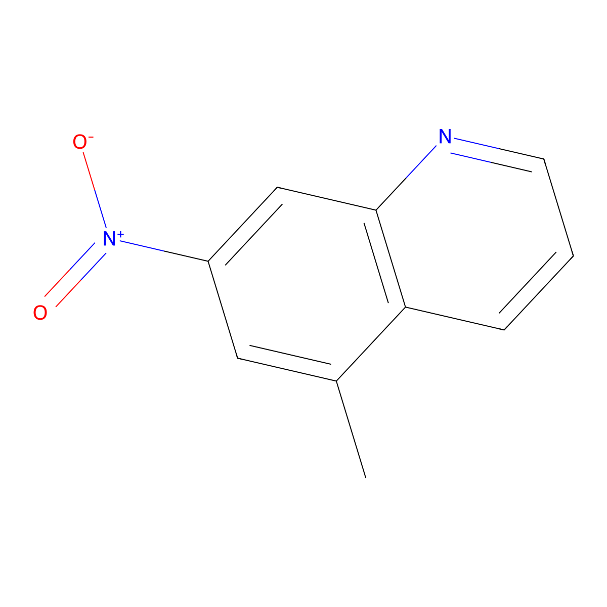 5-Methyl-7-nitroquinoline molecular structure, CAS 342043-94-1