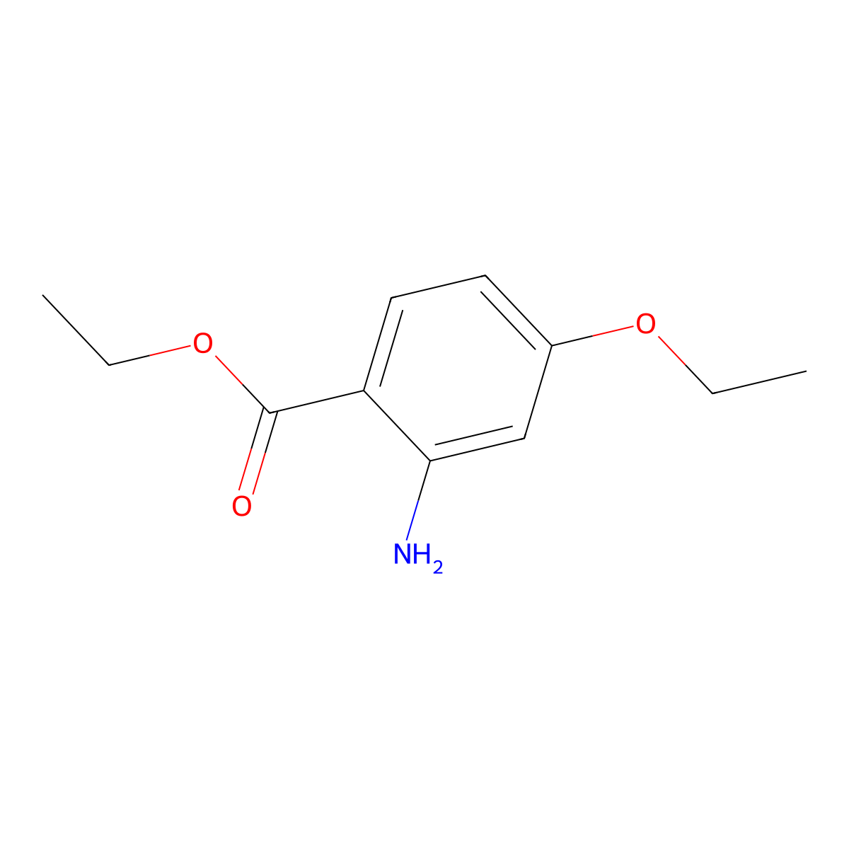 Ethyl 2-amino-4-ethoxybenzoate molecular structure, CAS 342044-70-6