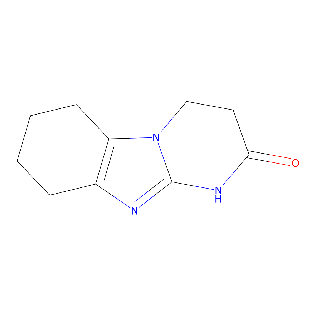 3,4,6,7,8,9-hexahydropyrimido[1,2-a]benzimidazol-2(1H)-one molecular structure, CAS 342045-98-1