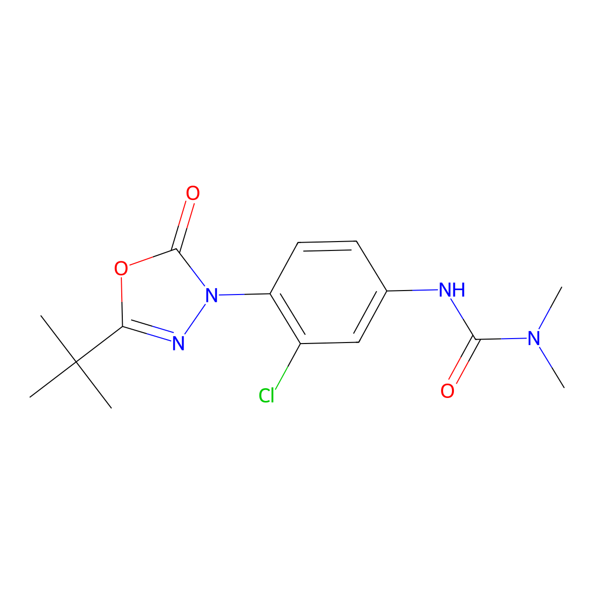 Dimefuron molecular structure, CAS 34205-21-5