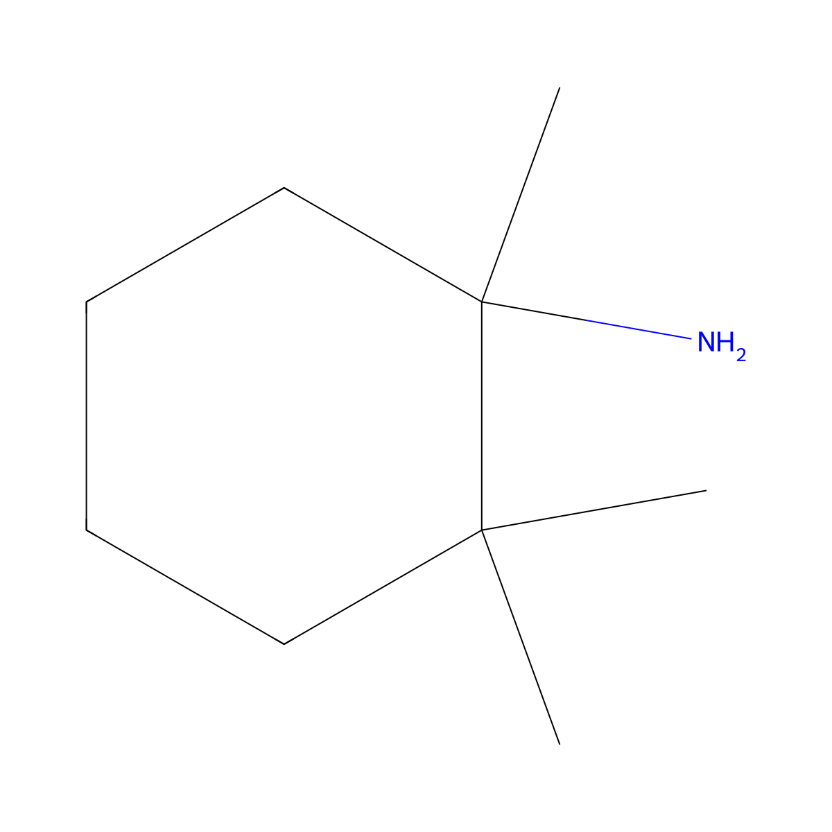 Trimethylcyclohexylamine molecular structure, CAS 34216-34-7