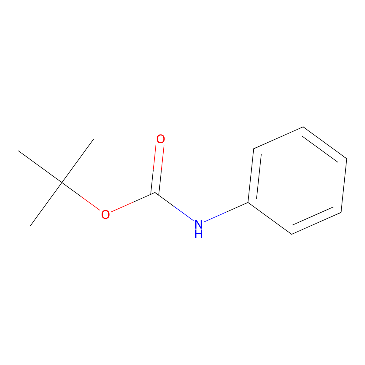 t-Butyl carbanilate molecular structure, CAS 3422-01-3