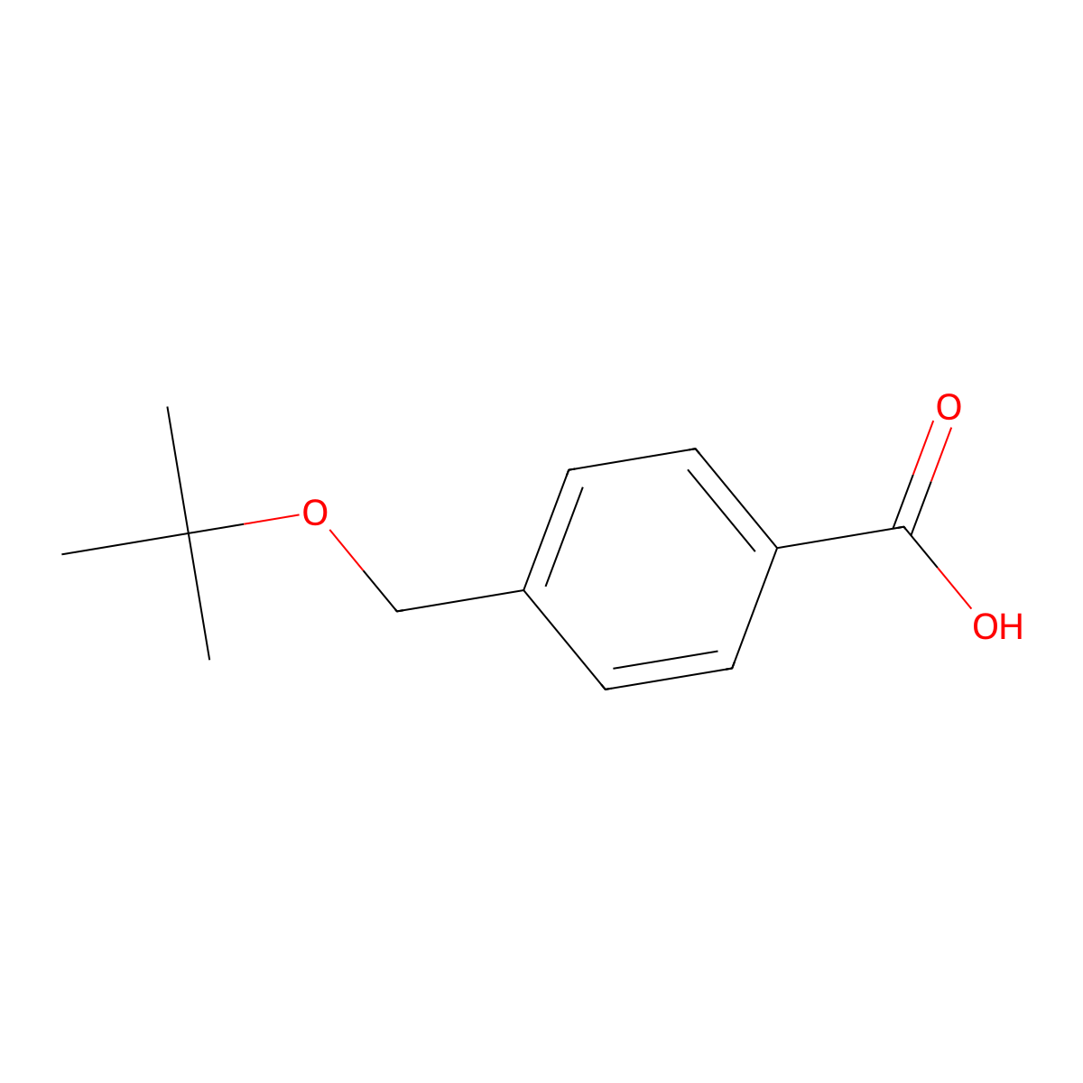 4-(tert-Butoxymethyl)benzoic acid molecular structure, CAS 34224-31-2