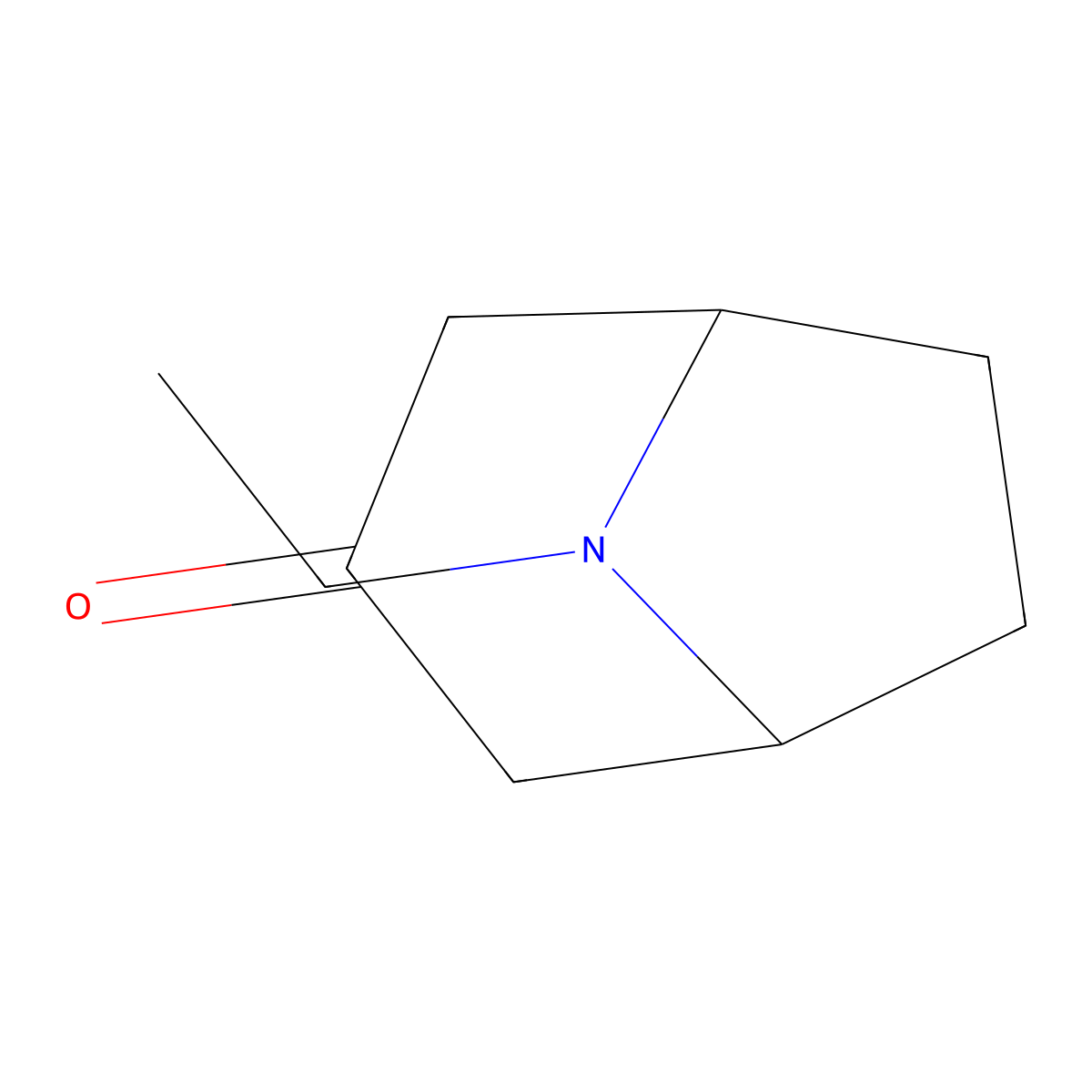 8-Ethyl-8-azabicyclo(3.2.1)octan-3-one molecular structure, CAS 3423-30-1