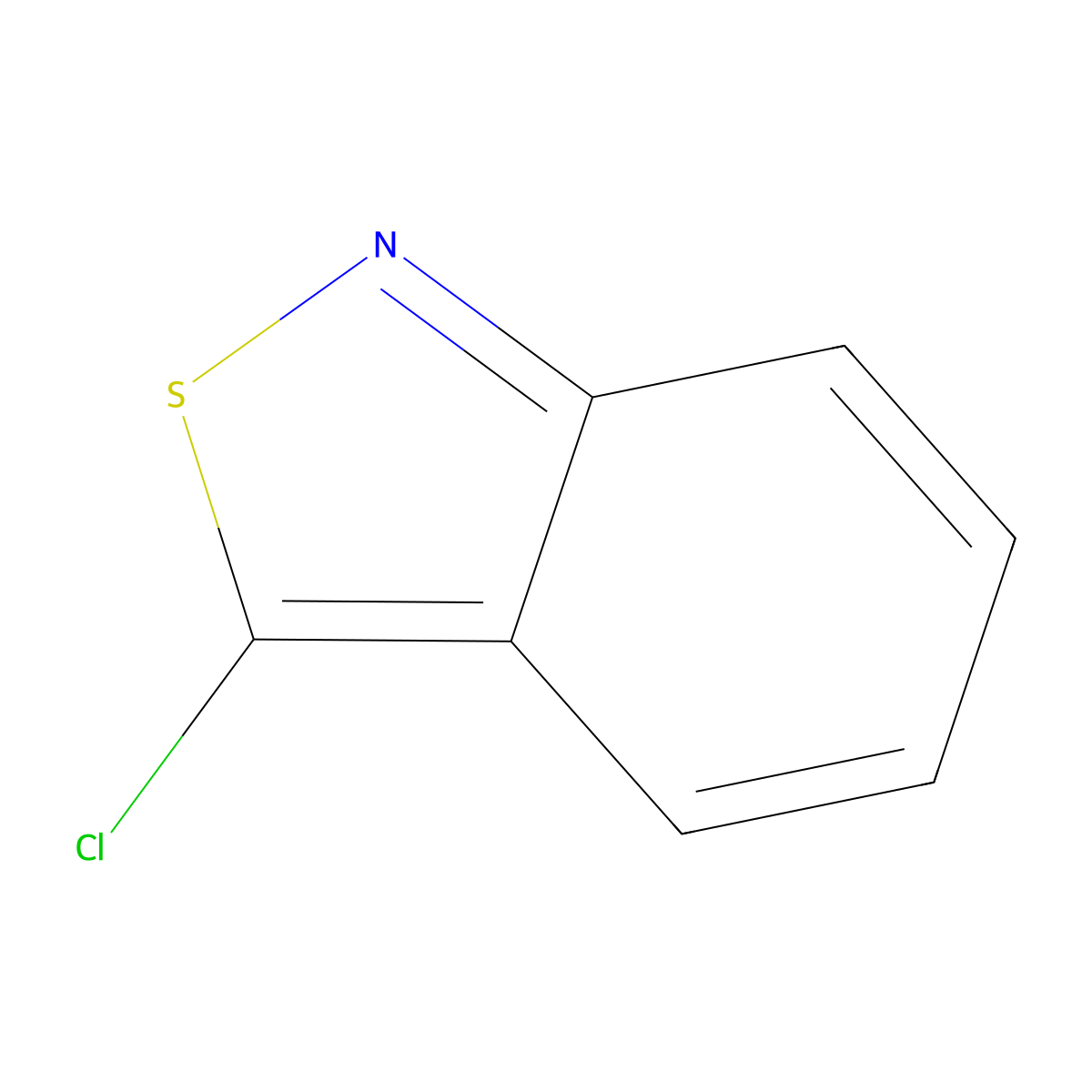 3-Chloro-2,1-benzothiazole molecular structure, CAS 34231-96-4