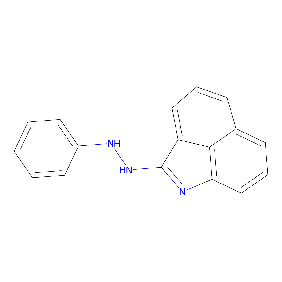 2-(2-Phenylhydrazinyl)benzo[cd]indole molecular structure, CAS 342382-54-1