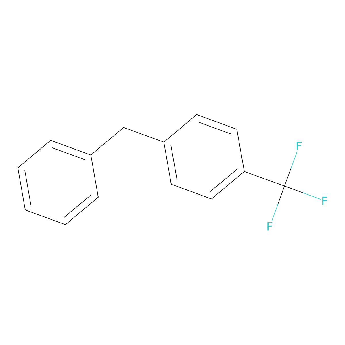 1-Benzyl-4-(trifluoromethyl)benzene molecular structure, CAS 34239-04-8
