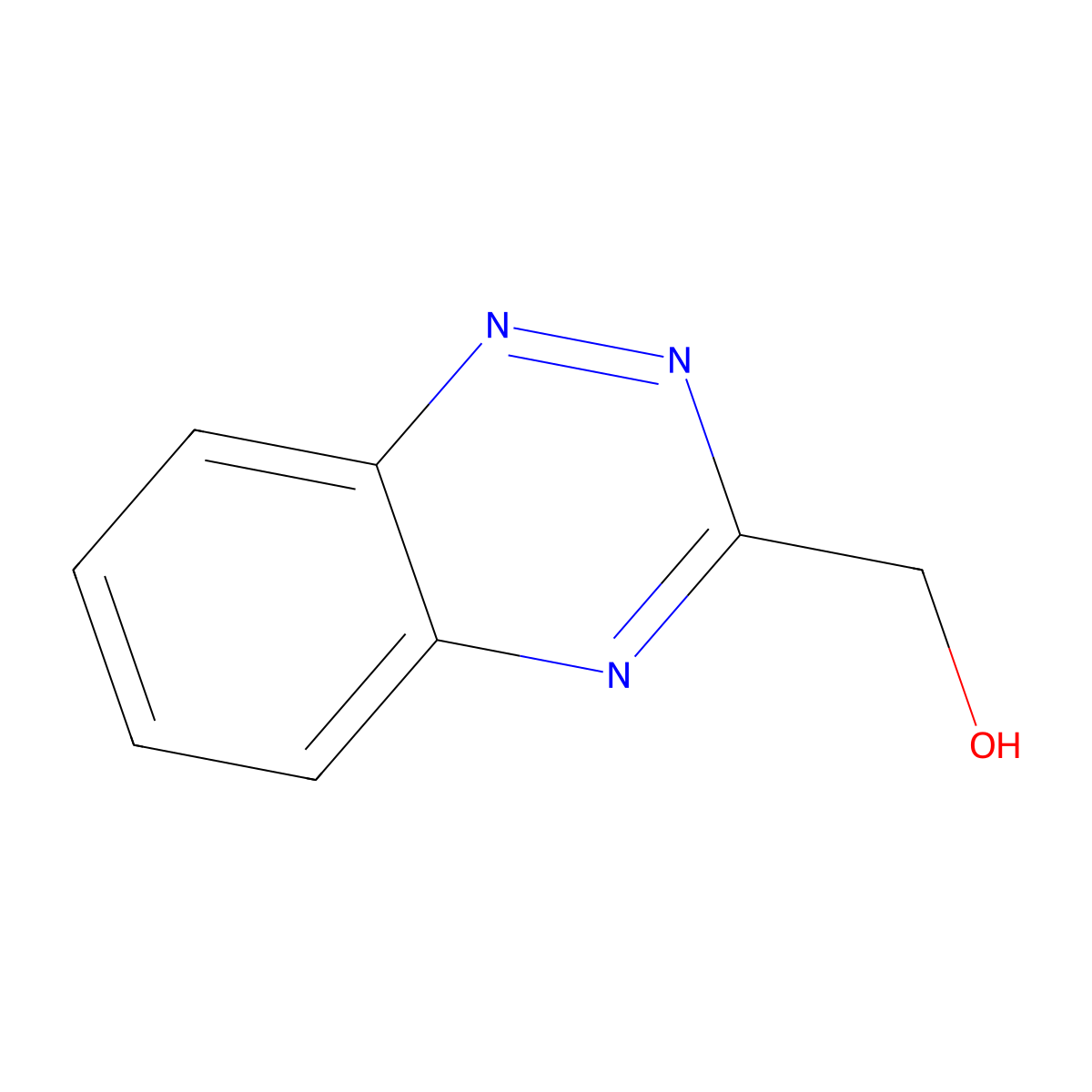 1,2,4-Benzotriazin-3-ylmethanol molecular structure, CAS 342410-94-0