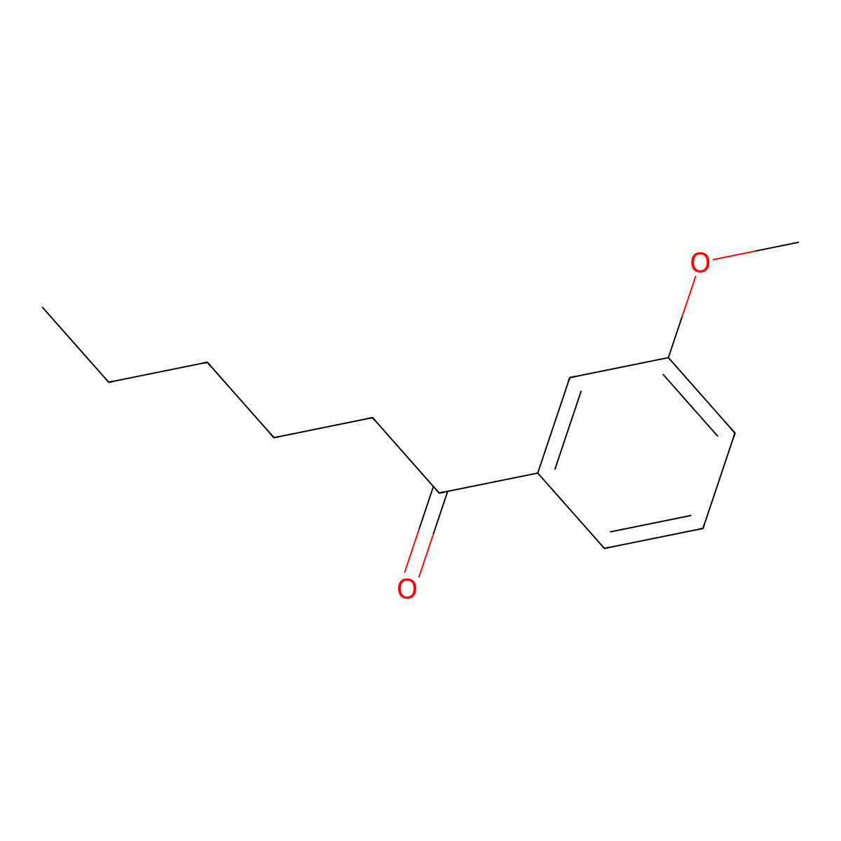 1-(3-Methoxyphenyl)hexan-1-one molecular structure, CAS 342423-70-5