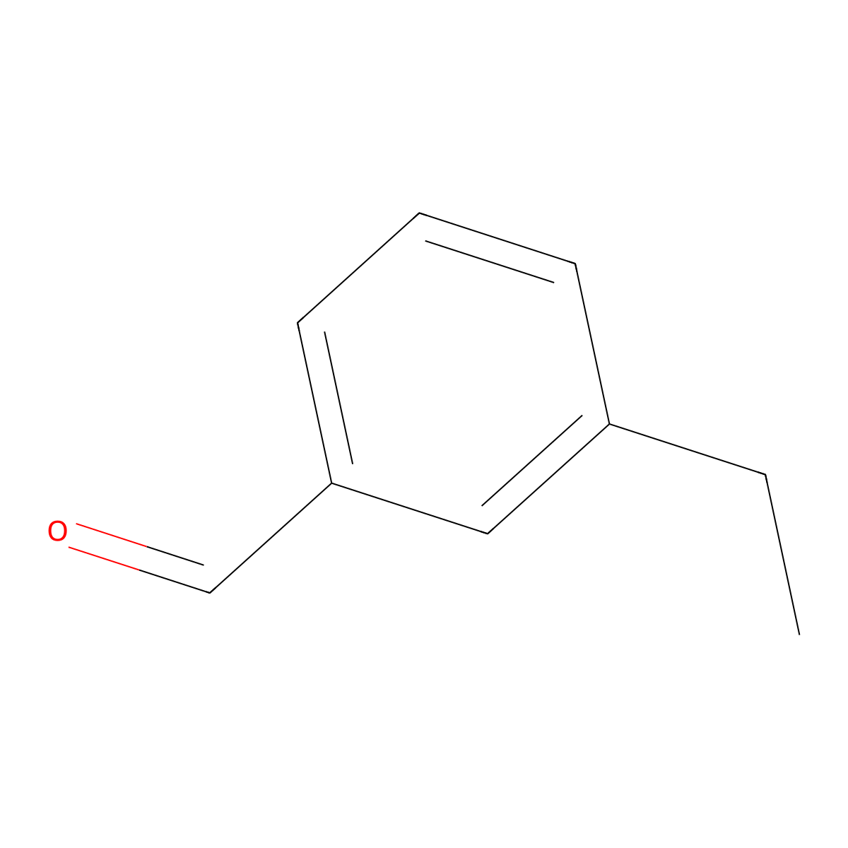 m-Ethylbenzaldehyde molecular structure, CAS 34246-54-3