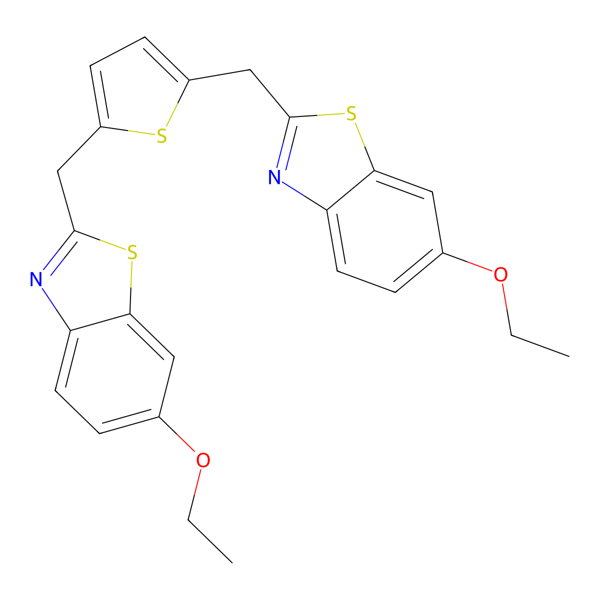 C24H22N2O2S3 molecular structure, CAS 34250-38-9