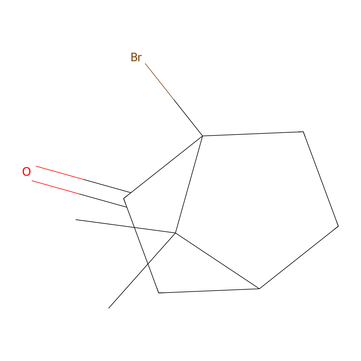 1-Bromo-7,7-dimethylbicyclo[2.2.1]heptan-2-one molecular structure, CAS 34252-16-9