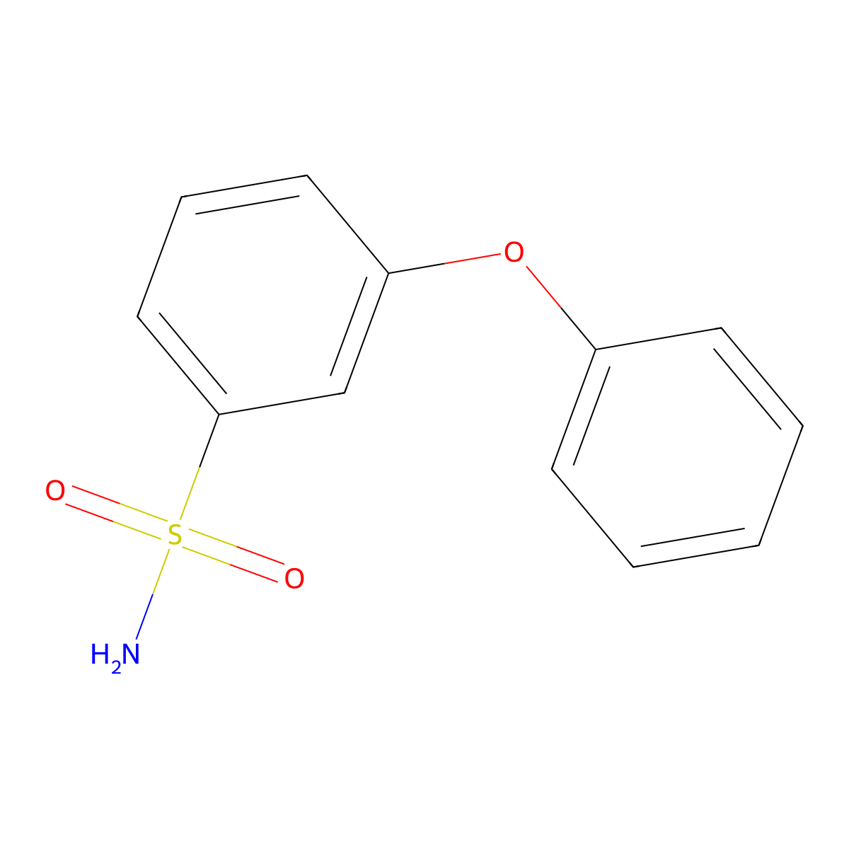 3-Phenoxybenzenesulfonamide molecular structure, CAS 342612-99-1