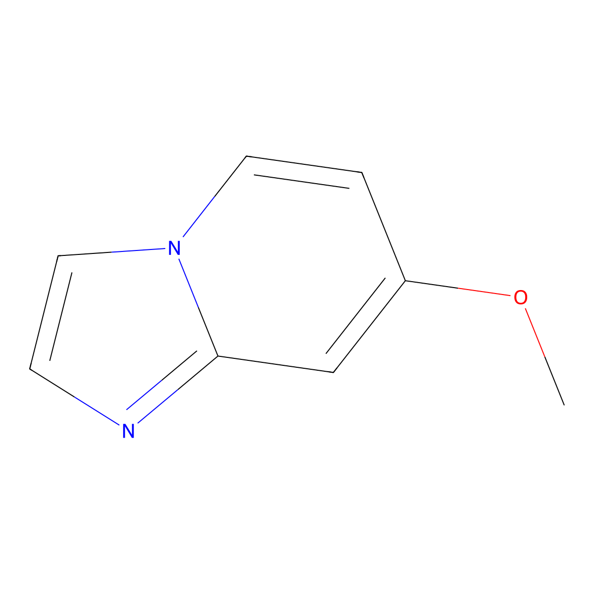 7-Methoxyimidazo[1,2-a]pyridine molecular structure, CAS 342613-71-2