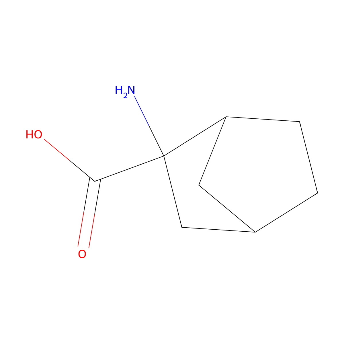 (1R,2S,4S)-2-Aminobicyclo[2.2.1]heptane-2-carboxylic acid molecular structure, CAS 34270-17-2