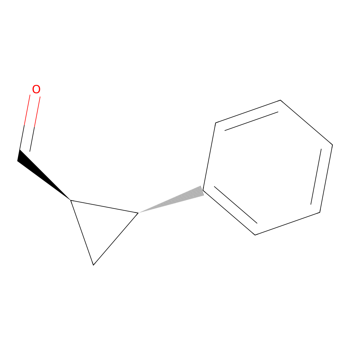(1R,2R)-2-phenylcyclopropane-1-carbaldehyde molecular structure, CAS 34271-31-3
