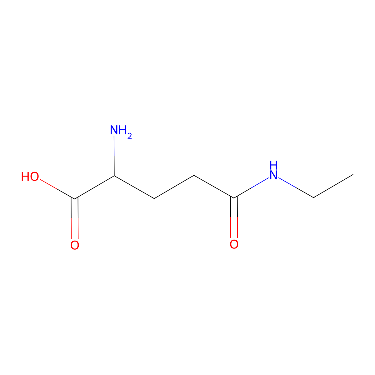 2-Azaniumyl-5-(ethylamino)-5-oxopentanoate molecular structure, CAS 34271-54-0