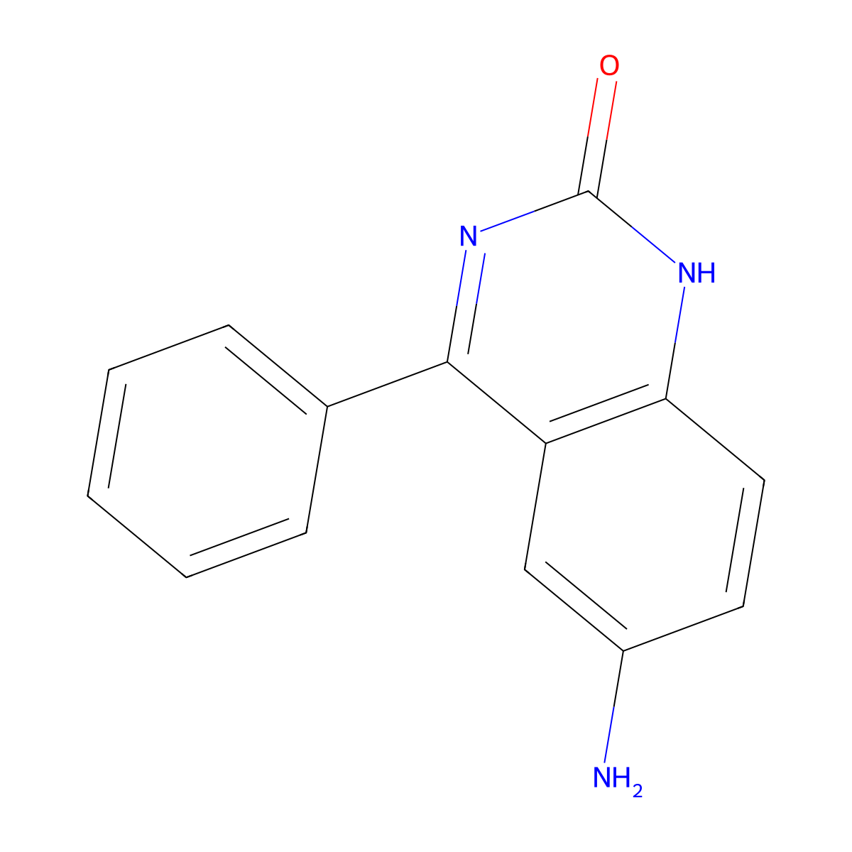 6-Amino-4-phenyl-1H-quinazolin-2-one molecular structure, CAS 342779-38-8