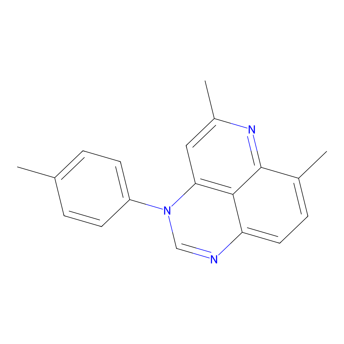 5,7-dimethyl-3-(4-methylphenyl)-3H-pyrido[4,3,2-de]quinazoline molecular structure, CAS 342788-46-9