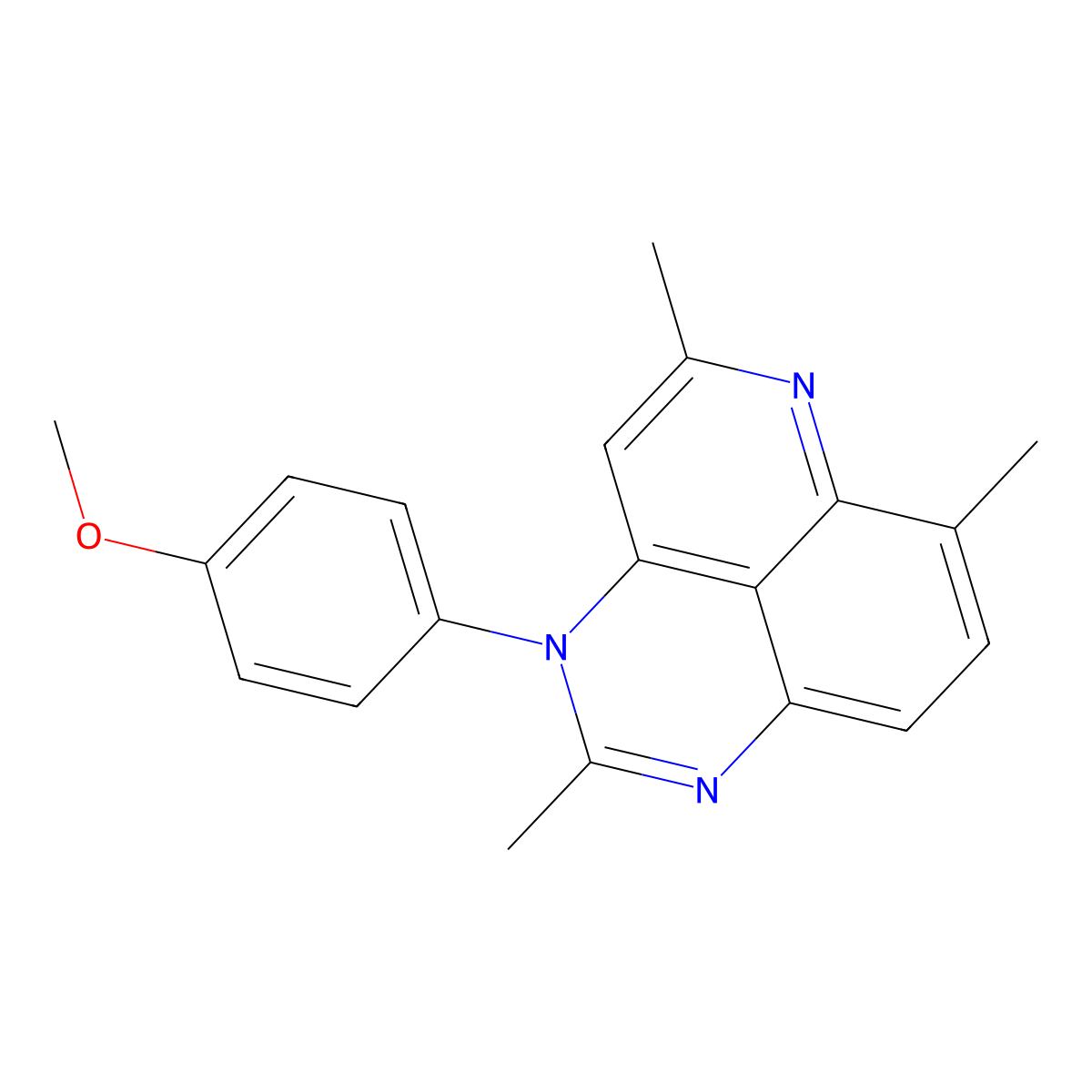 3-(4-methoxyphenyl)-2,5,7-trimethyl-3H-pyrido[4,3,2-de]quinazoline molecular structure, CAS 342788-48-1