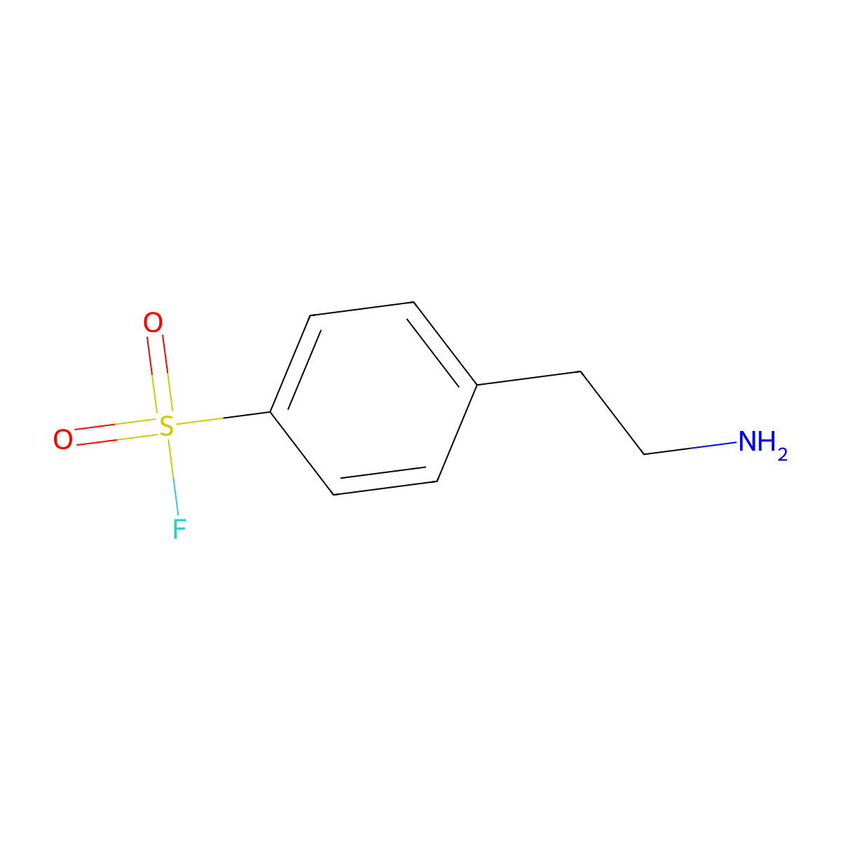4-(2-Aminoethyl)Benzenesulfonyl Fluoride molecular structure, CAS 34284-75-8