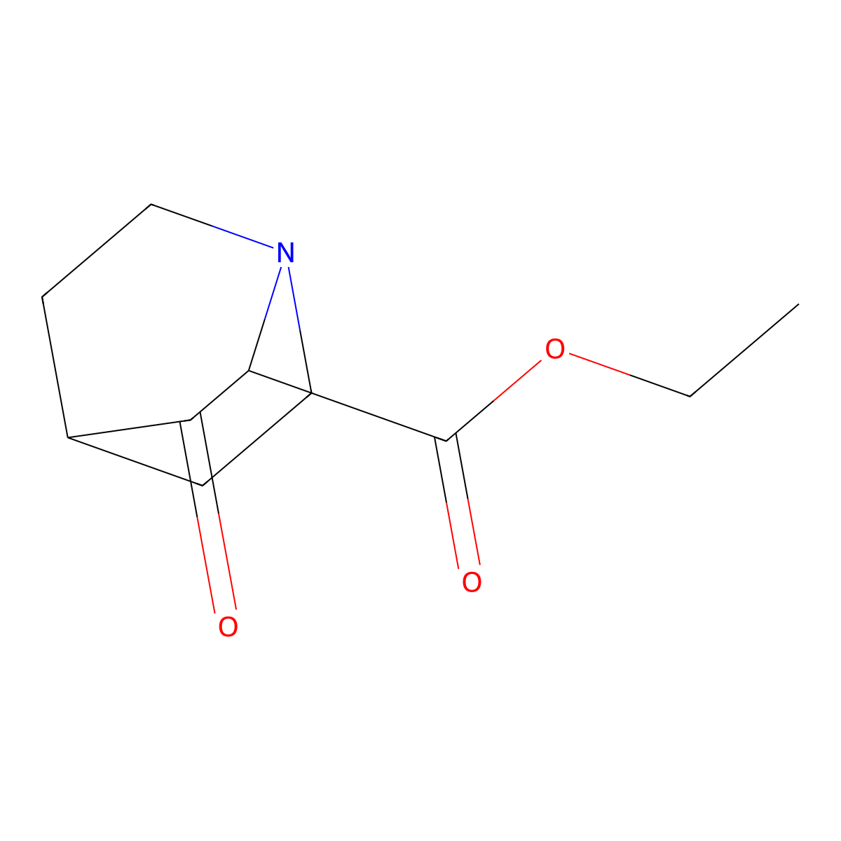 Ethyl 3-oxoquinuclidine-2-carboxylate molecular structure, CAS 34286-16-3