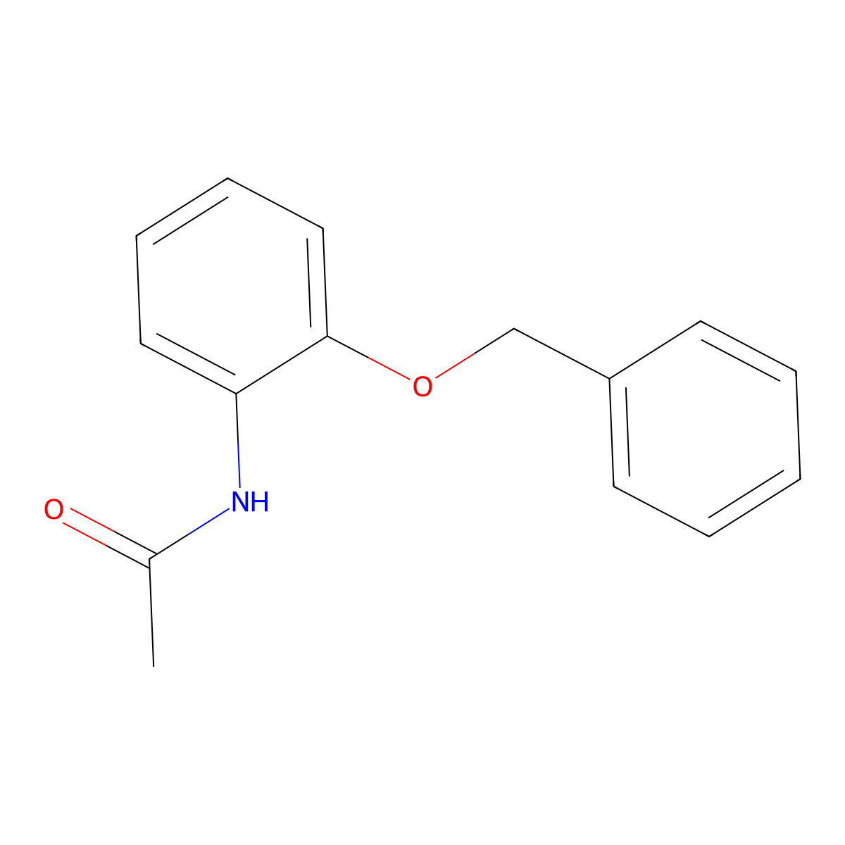 N-[2-(Benzyloxy)phenyl]acetamide molecular structure, CAS 34288-19-2
