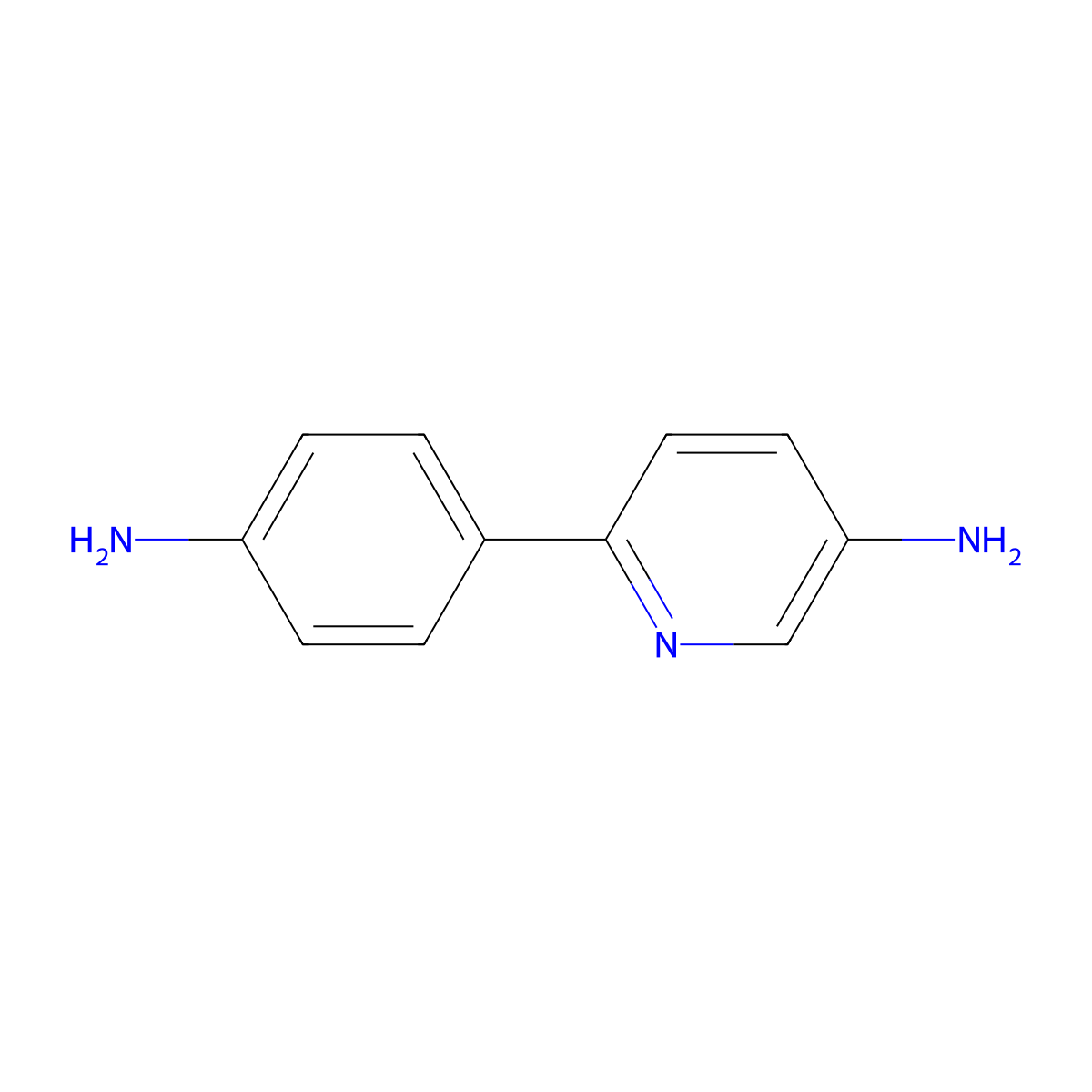 6-(4-Aminophenyl)pyridin-3-amine molecular structure, CAS 34295-27-7