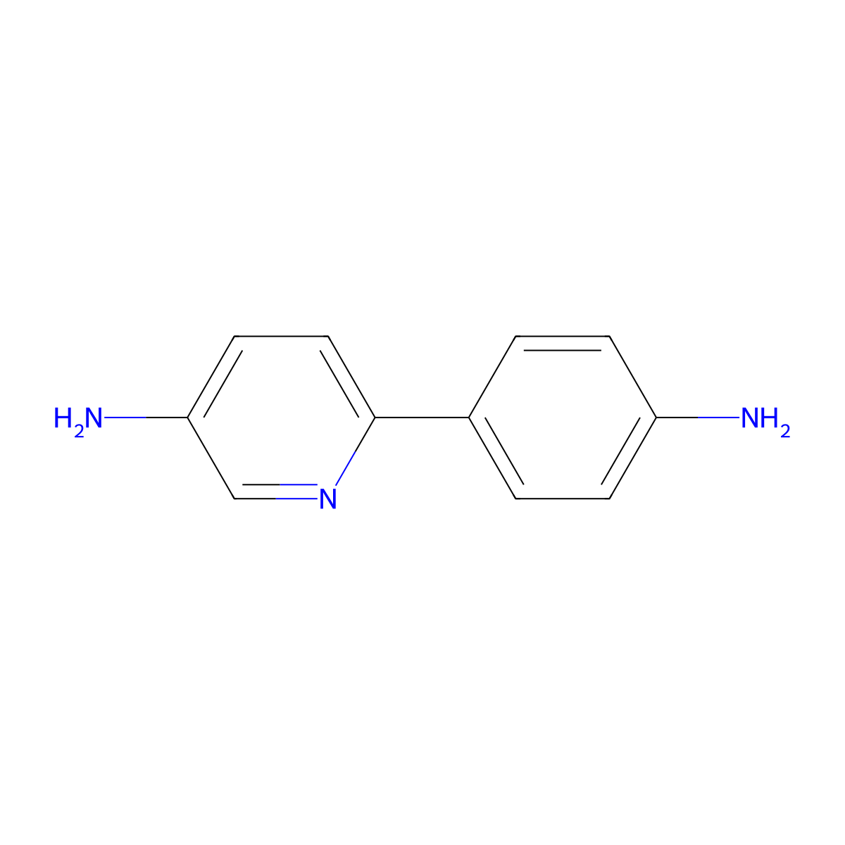 6-(4-Aminophenyl)pyridin-3-amine molecular structure, CAS 34295-27-7