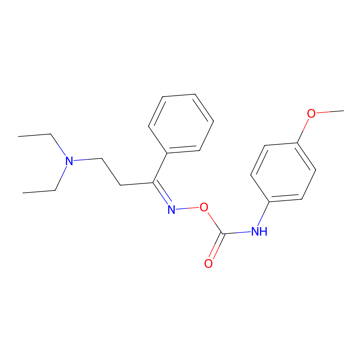 Anidoxime molecular structure, CAS 34297-34-2