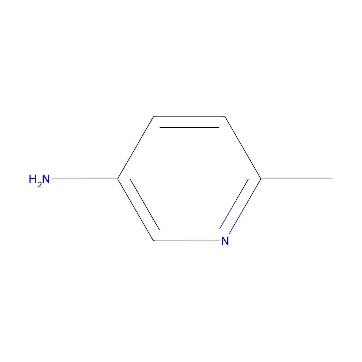 5-Amino-2-methylpyridine molecular structure, CAS 3430-14-6