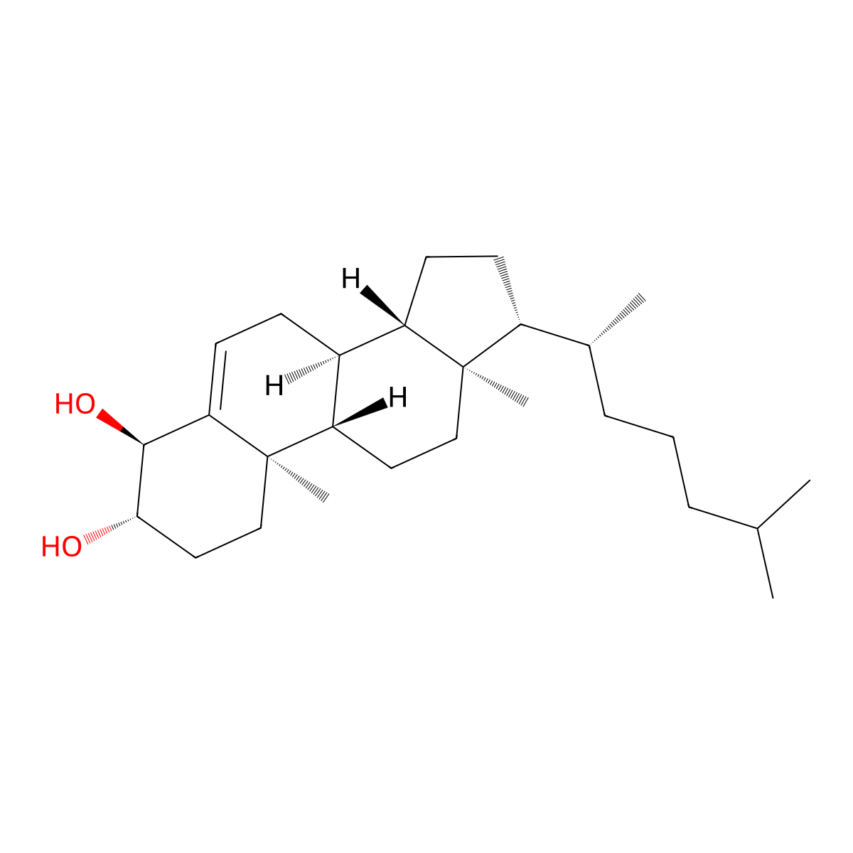 4a-Hydroxycholesterol molecular structure, CAS 34310-86-6