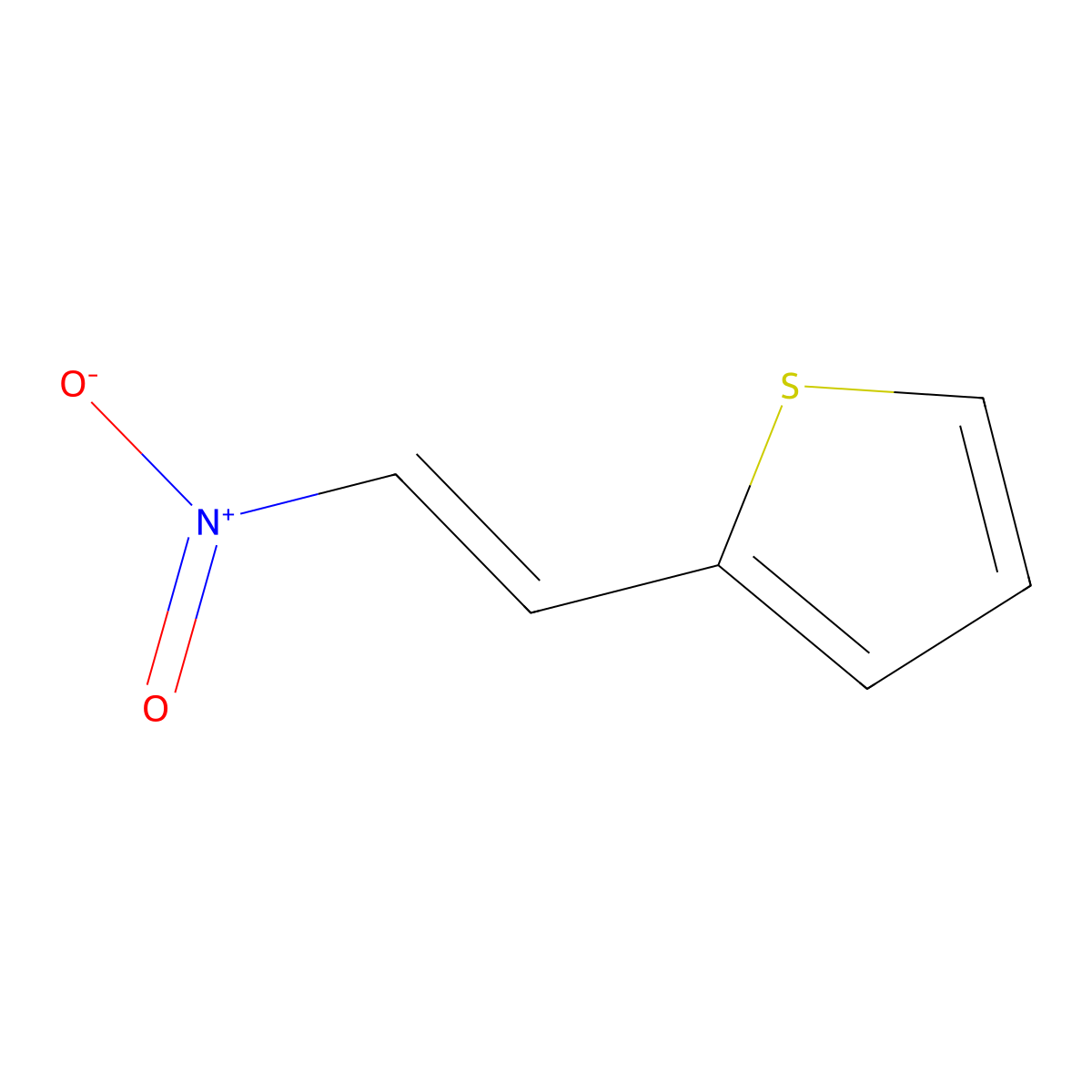 Thiophene, 2-(2-nitroethenyl)- molecular structure, CAS 34312-77-1