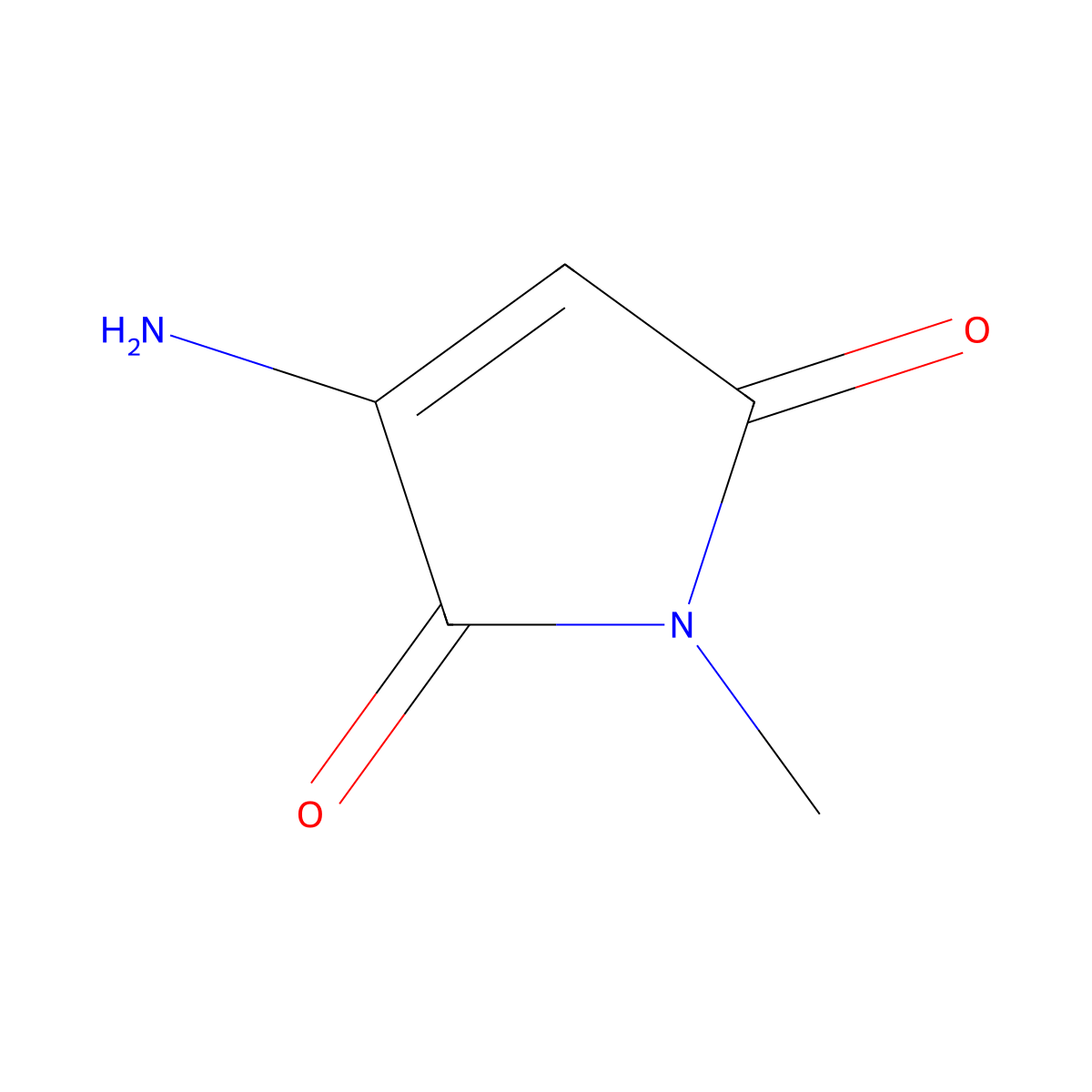3-Amino-1-methyl-1h-pyrrole-2,5-dione molecular structure, CAS 34314-67-5