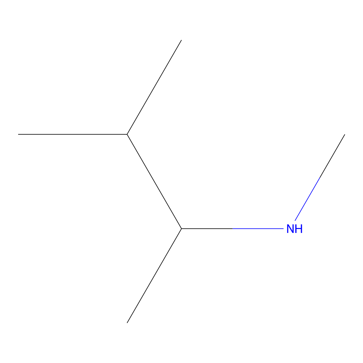 Methyl(3-methylbutan-2-yl)amine molecular structure, CAS 34317-39-0