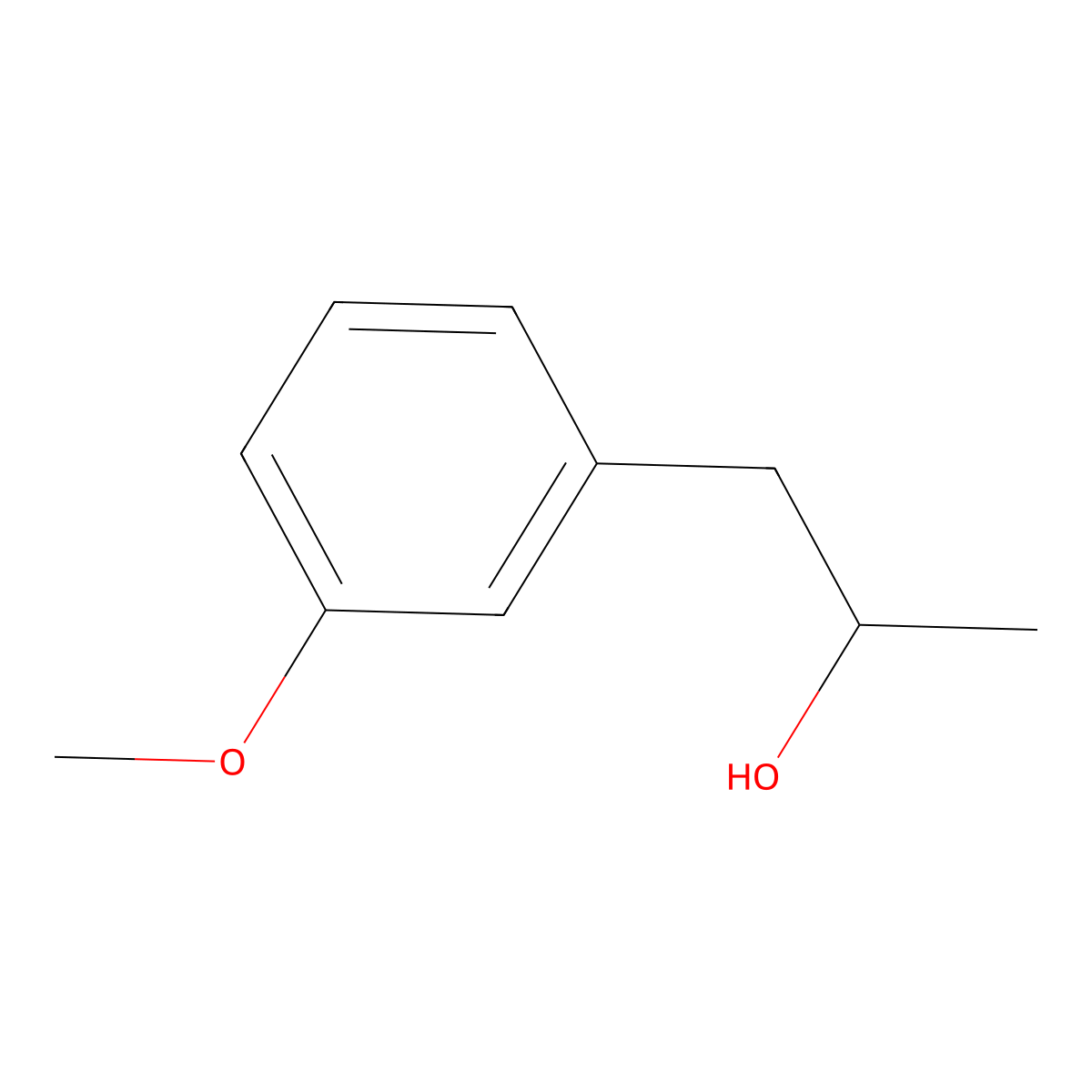 1-(3-Methoxyphenyl)propan-2-ol molecular structure, CAS 34322-78-6