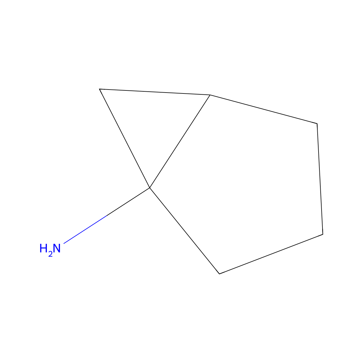 Bicyclo[3.1.0]hexan-1-amine molecular structure, CAS 343267-99-2