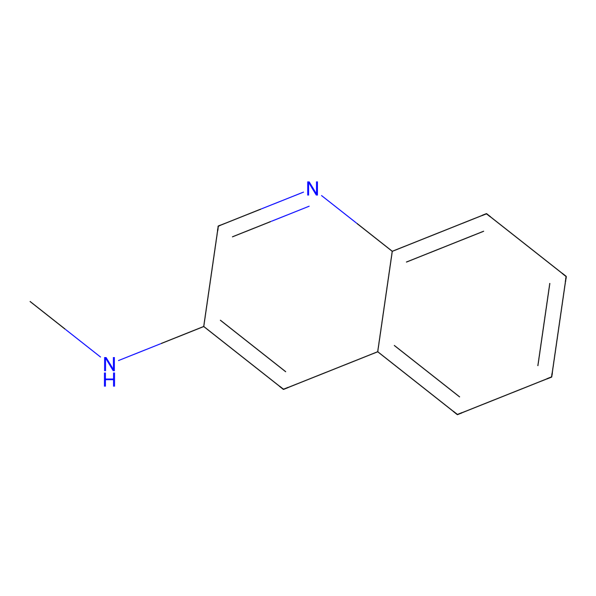 N-methylquinolin-3-amine molecular structure, CAS 343330-71-2