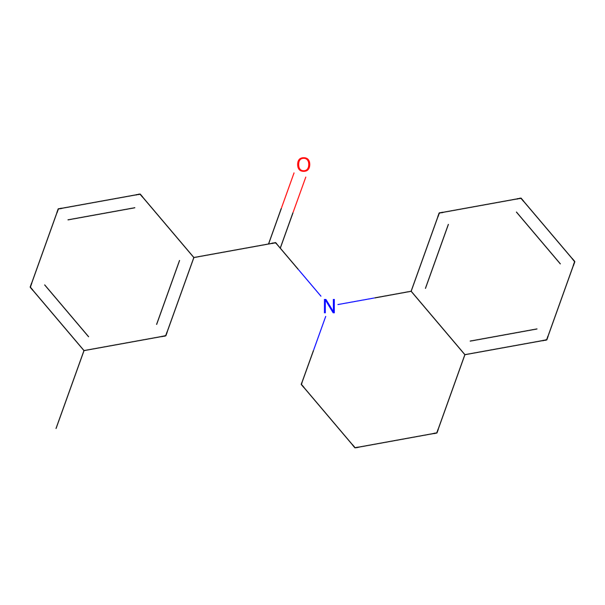 1-(3-Methylbenzoyl)-1,2,3,4-tetrahydroquinoline molecular structure, CAS 343373-41-1