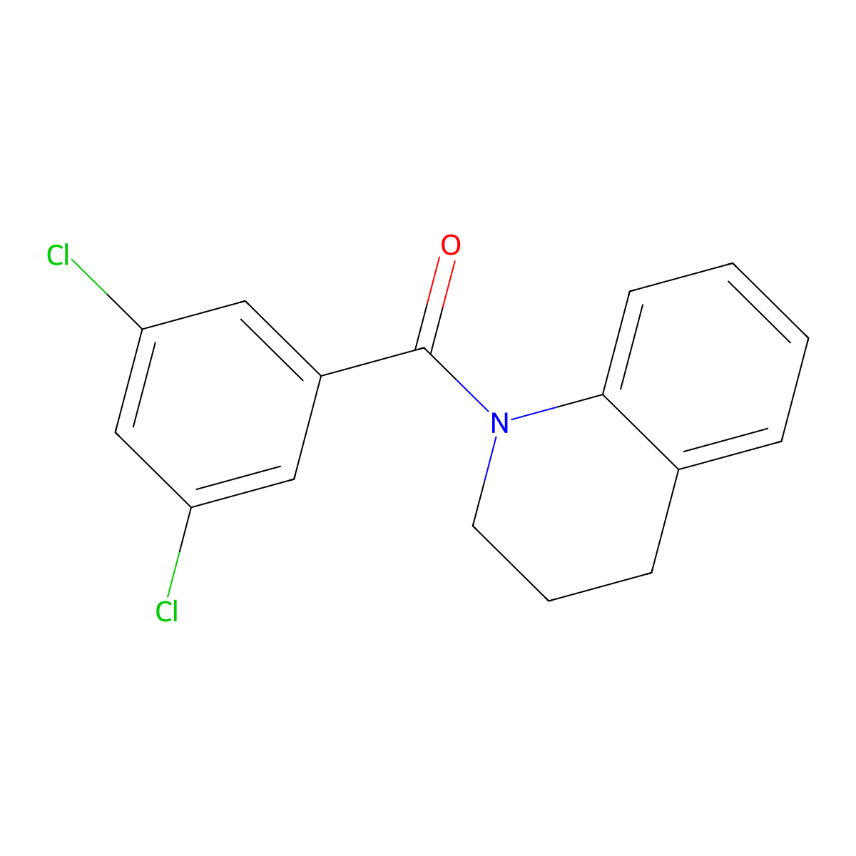1-(3,5-Dichlorobenzoyl)-1,2,3,4-tetrahydroquinoline molecular structure, CAS 343373-42-2