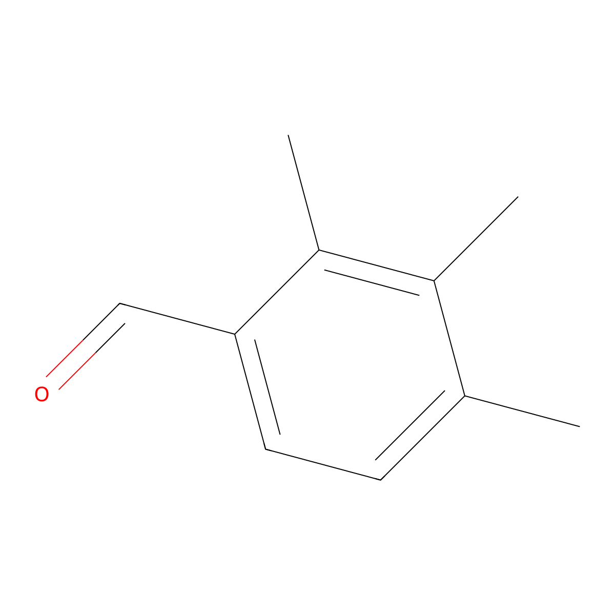 2,3,4-Trimethylbenzaldehyde molecular structure, CAS 34341-28-1