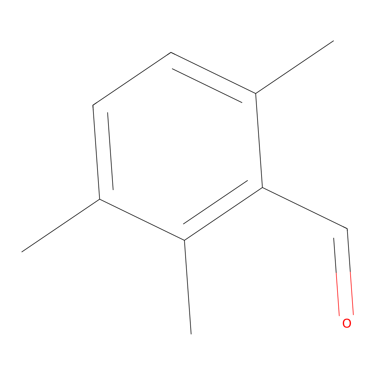 2,3,6-Trimethylbenzaldehyde molecular structure, CAS 34341-29-2