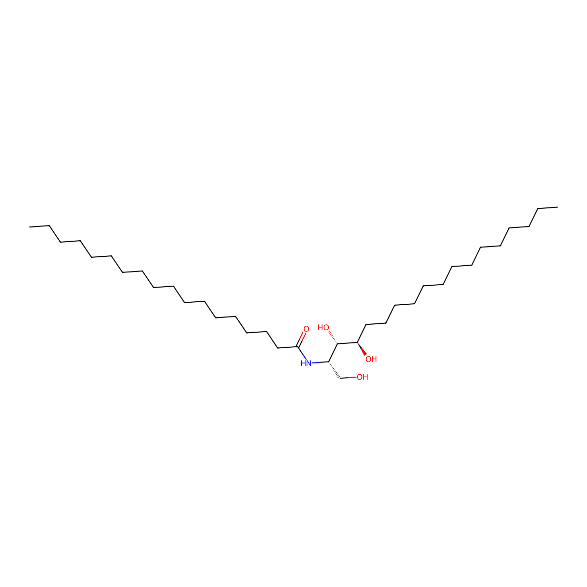 Ceramide 3 molecular structure, CAS 34354-88-6