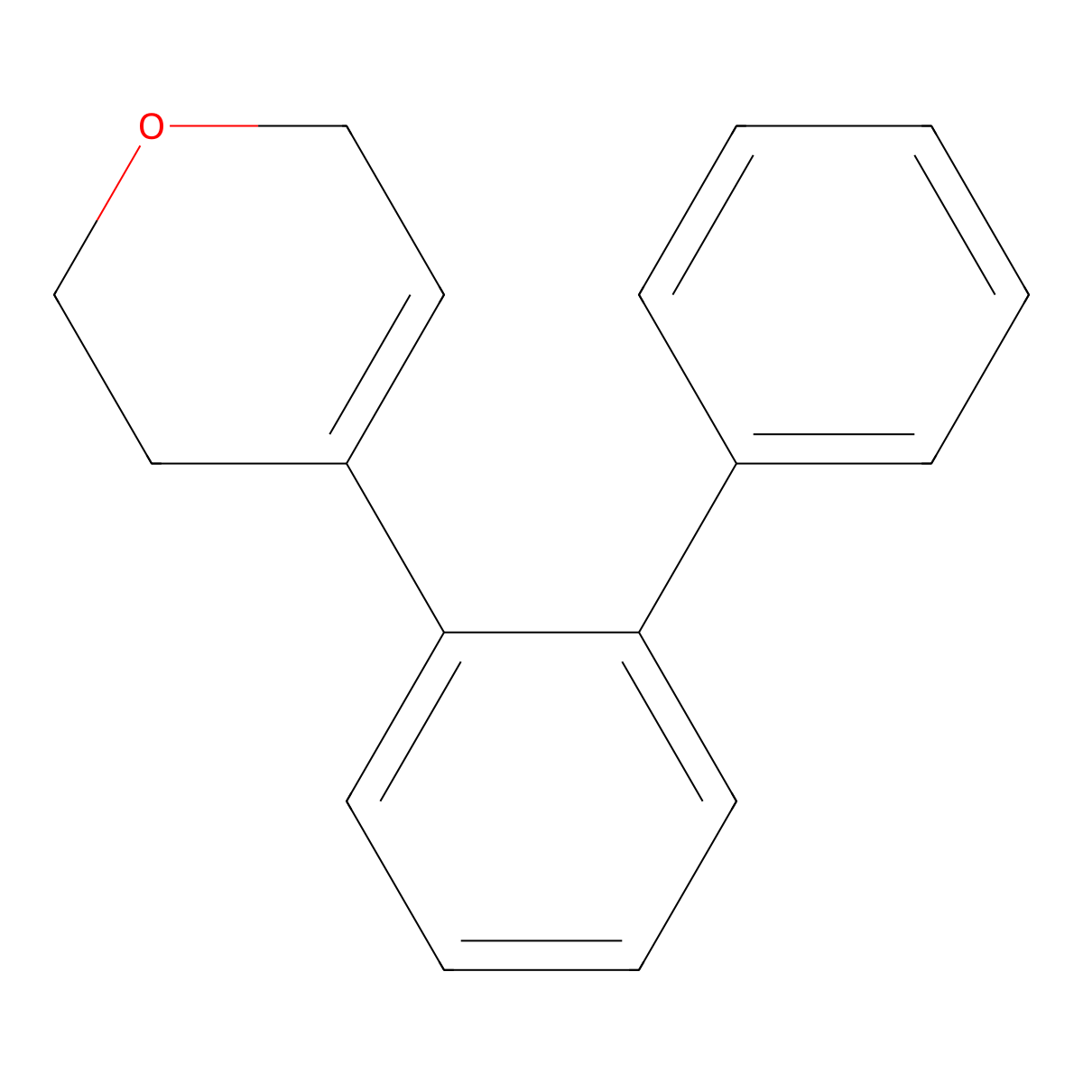 4-[1,1'-Biphenyl]-2-yl-3,6-dihydro-2H-pyran molecular structure, CAS 343597-72-8