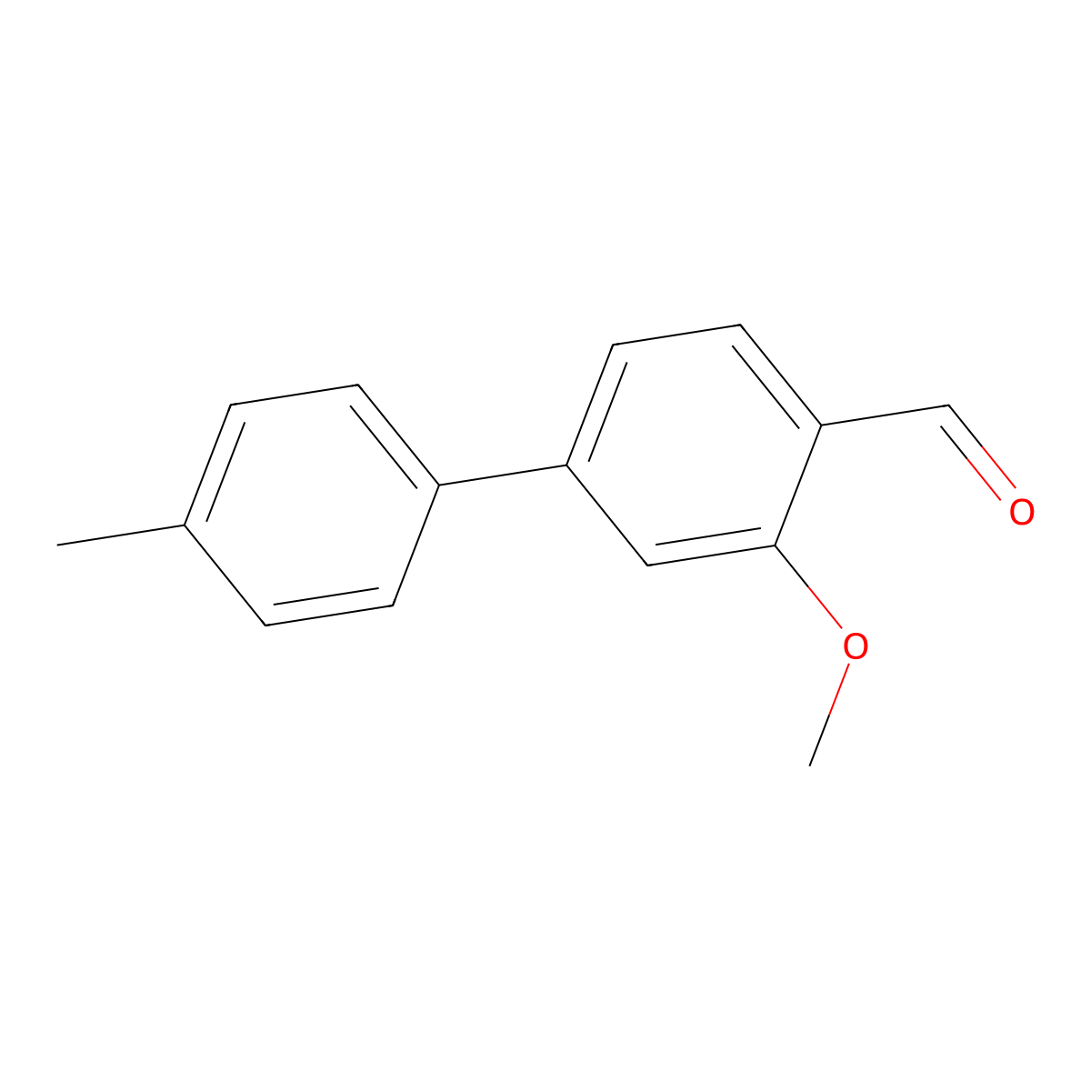 3-Methoxy-4'-methyl-[1,1'-biphenyl]-4-carbaldehyde molecular structure, CAS 343603-71-4