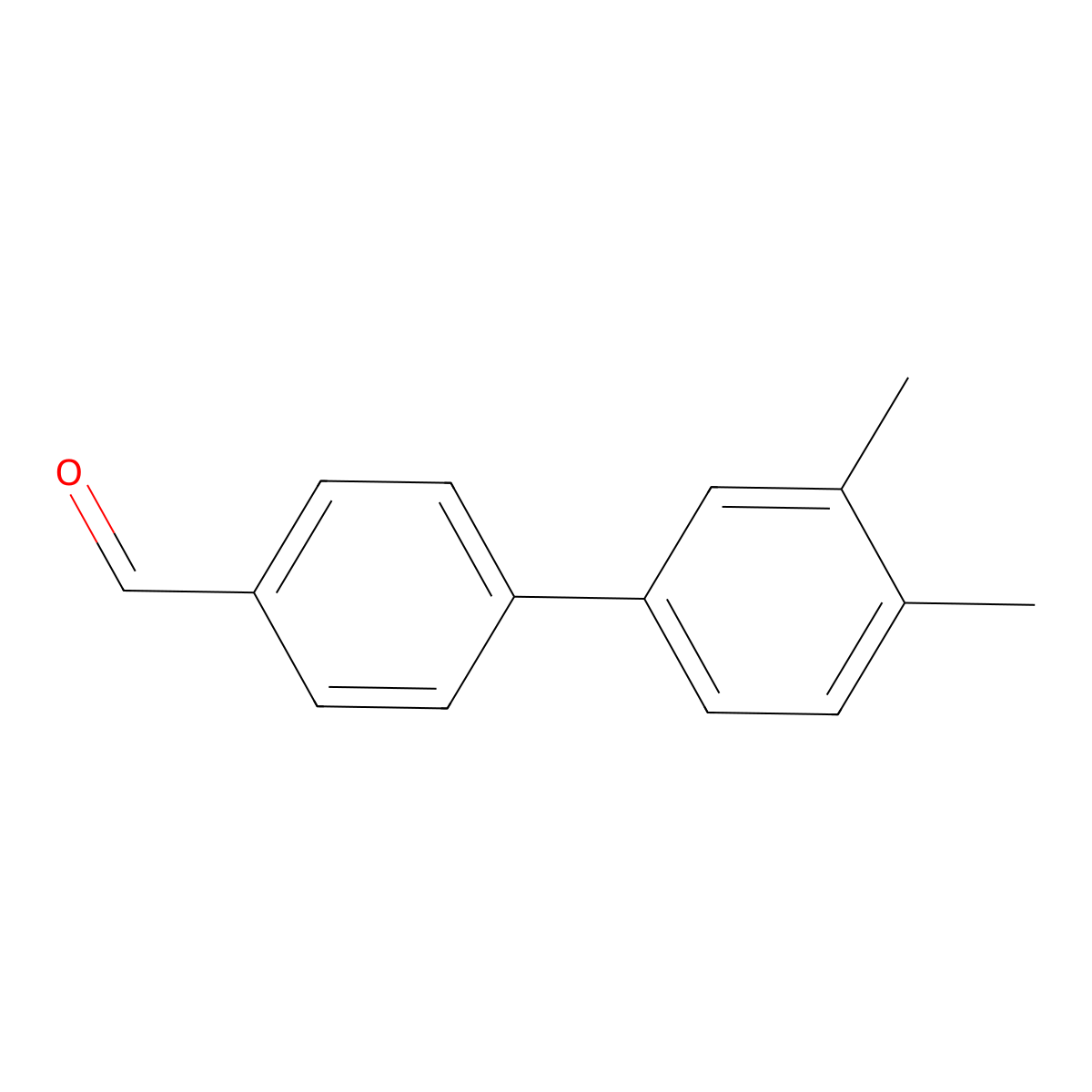 4-(3,4-Dimethylphenyl)benzaldehyde molecular structure, CAS 343604-05-7